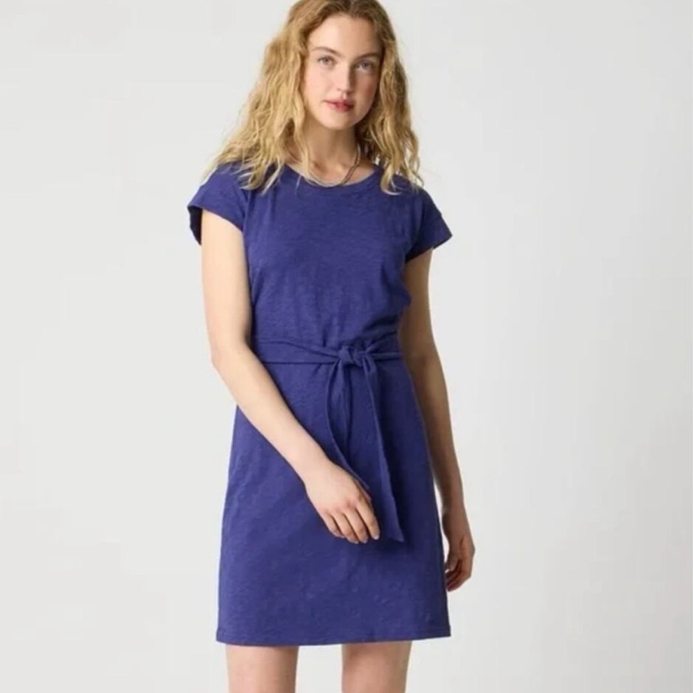 J.Crew Knit tie-waist mini dress